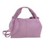 Bolso de Mano en Piel Italiana con Gran Calidad, Asa Corta y Tira Bandolera Ajustable y Extraíble para Mujer