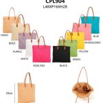 Amplio Bolso de Hombro en Papel con Asas Largas, Cierre de Cremallera y Compartimentos Interiores para Mujer