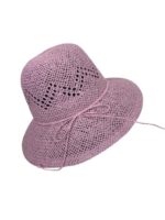 Sombrero de Papel y Algodón para Mujer con Lazo Decorativo, Gran Calidad y Talla Única