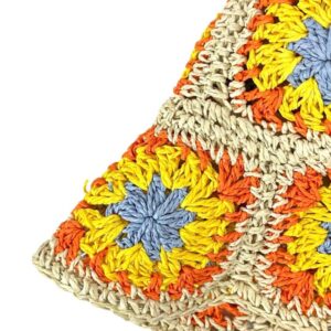 Sombrero de Papel Mujer con Diseño Flores y Talla Única para Verano - Imagen 25