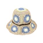 Sombrero de Papel Mujer con Diseño Flores y Talla Única para Verano - Imagen 19