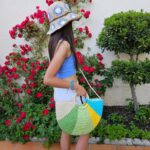 Sombrero de Papel Mujer con Diseño Flores y Talla Única para Verano - Imagen 9