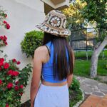 Sombrero de Papel Mujer con Diseño Flores y Talla Única para Verano - Imagen 3