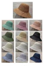 Sombrero de Papel y Algodón para Mujer con Lazo Decorativo, Gran Calidad y Talla Única - Imagen 7