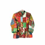 Chaqueta Reversible De Algodón Tela Pachtwork para Mujer con Estilo Exclusivo - Imagen 3