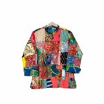 Chaqueta Reversible De Algodón Tela Pachtwork para Mujer con Estilo Exclusivo