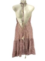 Vestido Largo Artesanal de Algodón con Escote, Tirantes y Espalda Descubierta para Mujer - Imagen 2