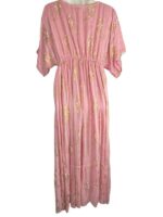 Vestido Largo Artesanal con Precioso Diseño, Gran Calidad y Cuello en V para Mujer - Imagen 2