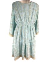 Vestido Artesanal Estilo Boho Chic con Manga Larga, Gran Calidad y Cordones Frontales para Mujer - Imagen 2