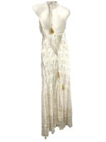 Vestido Largo y Ligero Artesanal Sin Mangas para Mujer con Espalda Descubierta y Talla Única - Imagen 2