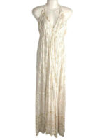 Vestido Largo y Ligero Artesanal Sin Mangas para Mujer con Espalda Descubierta y Talla Única