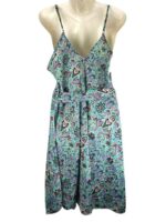 Ligero y Cómodo Vestido Largo Artesanal de Mujer en Seda India con Espalda Descubierta y Escote - Imagen 2