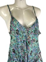 Ligero y Cómodo Vestido Largo Artesanal de Mujer en Seda India con Espalda Descubierta y Escote - Imagen 3