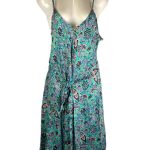 Ligero y Cómodo Vestido Largo Artesanal de Mujer en Seda India con Espalda Descubierta y Escote