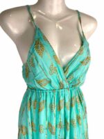 Vestido Ligero Artesanal con Espalda Descubierta, Tirantes, Escote y Talla Única para Mujer - Imagen 3