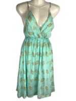 Vestido Ligero Artesanal con Espalda Descubierta, Tirantes, Escote y Talla Única para Mujer