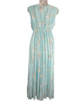 Vestido Largo Artesanal con Cordones Frontales, Escote y Talla Única para Mujer - Imagen 2