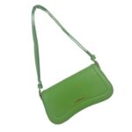 Bolso Bandolera Sintético para Mujer con Asa Larga Convertible de Botones y Cierre de Cremallera