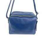 Bolso Bandolera en Piel Italiana con 3 Compartimentos con Cierre de Cremallera y Gran Calidad Mujer - Imagen 6