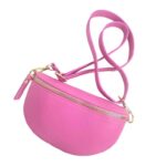 Riñonera Compacta de Piel Italiana para Mujer con Cierre de Cremallera y Compartimento Interior - Imagen 17