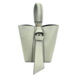 Bolso Tipo Cubo de Piel Italiana con Lazo Decorativo y Bolso Interior para Mujer - Imagen 22