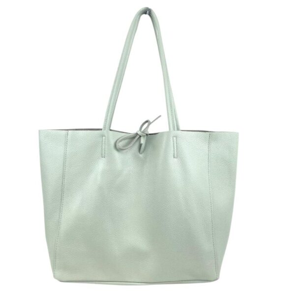 Amplio Bolso Shopper Universitario en Piel para Mujer con 2 Asas Largas - Imagen 14