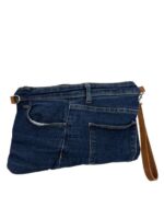 Bolso Bandolera de Algodón con Asa Corta Extraíble y Tira Bandolera en Piel para Mujer - Imagen 12