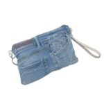 Bolso Bandolera de Algodón con Asa Corta Extraíble y Tira Bandolera en Piel para Mujer - Imagen 7