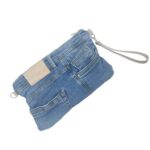 Bolso Bandolera de Algodón con Asa Corta Extraíble y Tira Bandolera en Piel para Mujer - Imagen 6