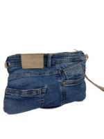 Bolso Bandolera de Algodón con Asa Corta Extraíble y Tira Bandolera en Piel para Mujer - Imagen 18