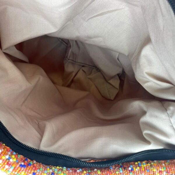 Capazo Artesanal Africano de Lino y Yerba Autóctona con Diseño Exclusivo y Colores Lisos para Mujer - Imagen 11