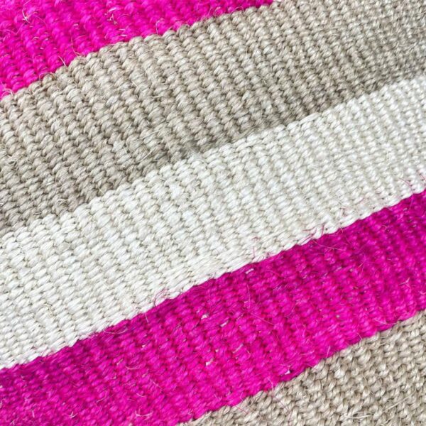 Capazo Artesanal Africano de Lino y Yerba Autóctona con Solapa, Asa Larga y Diseño Exclusivo - Imagen 11