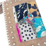 Bolso Bandolera en Piel Artesanal Estilo Patchwork Hippie con Diseño Toro y Estilo Único - Imagen 11