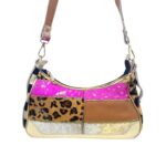 Bolso de Hombro en Piel Artesanal Estilo Patchwork Hippie Mujer con Diseño Único - Imagen 8