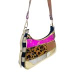 Bolso de Hombro en Piel Artesanal Estilo Patchwork Hippie Mujer con Diseño Único - Imagen 10