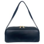 Bolso de Mano Tipo Barrel en Piel Italiana con 2 Asas Cortas y 2 Cremalleras para Mujer - Imagen 7