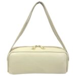 Bolso de Mano Tipo Barrel en Piel Italiana con 2 Asas Cortas y 2 Cremalleras para Mujer - Imagen 10