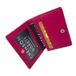 Tarjetero Compacto de Piel con Solapa de Botón y Gran Calidad para Mujer - Imagen 8