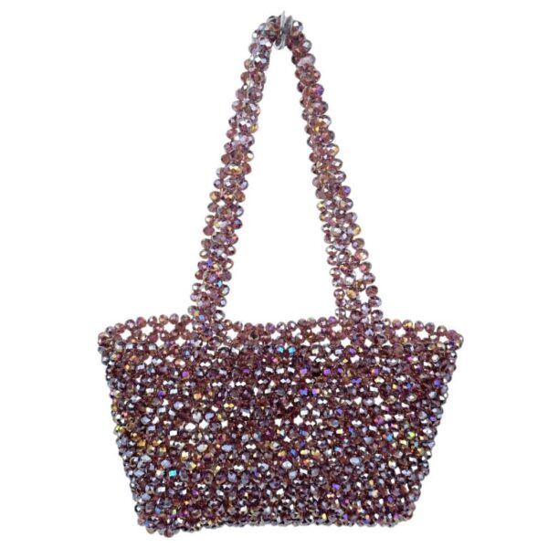 Bolsito Compacto de Fiesta con Efecto Cristales Brillante y Gran Calidad para Mujer - Imagen 3