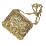 Bolso Bandolera Artesanal en Yute con Bordados, Diseño de Elefante y Estilo Único para Mujer - Imagen 2