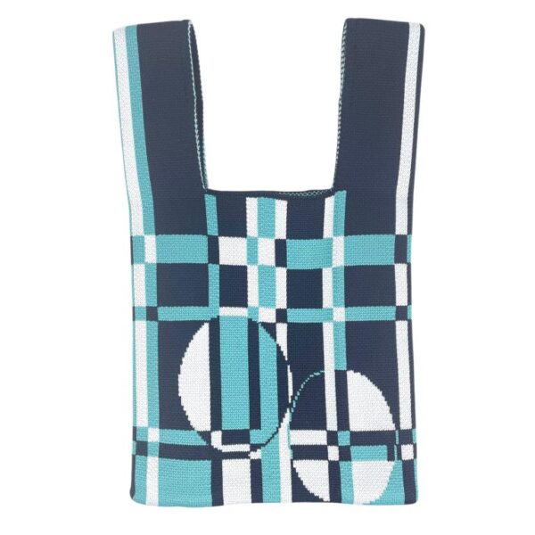 Bolsito de Mano Compacto en Tela Nylon con 2 Asas y Bonito Estampado - Imagen 4