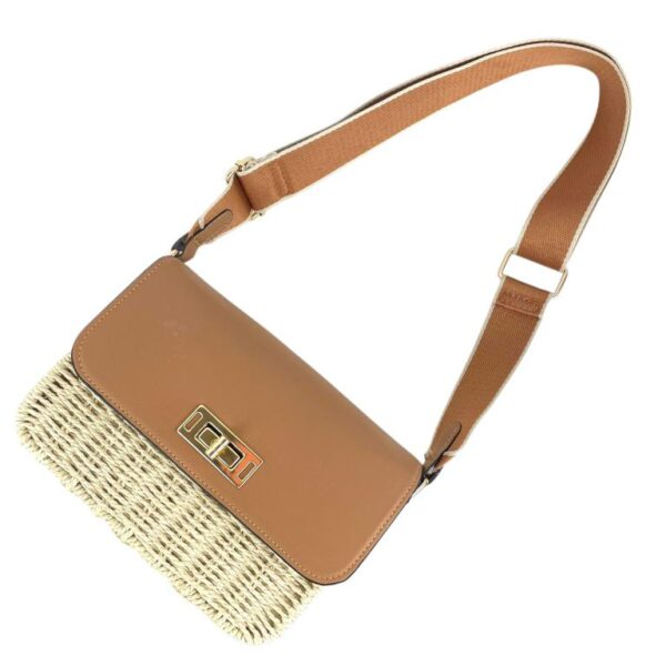 Bolso Bandolera Papel Solapa Giro, Gran Calidad y Tira Ajustable Mujer - Imagen 5