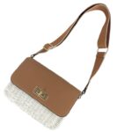 Bolso Bandolera Papel Solapa Giro, Gran Calidad y Tira Ajustable Mujer - Imagen 6