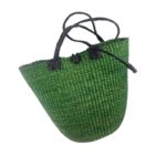 Capazo artesanal africana con asas de piel DIY y Gran Calidad para Mujer - Imagen 6