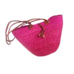 Capazo artesanal africana con asas de piel DIY y Gran Calidad para Mujer - Imagen 7