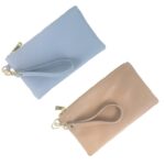 Bolso de Mano en Piel con Asa Corta Extraíble, Cierre de Cremallera y Colores Lisos para Mujer - Imagen 5