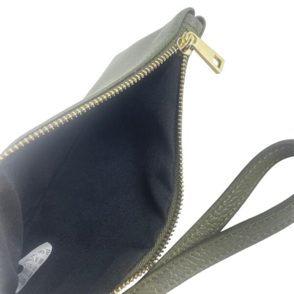 Bolso de Mano en Piel con Asa Corta Extraíble, Cierre de Cremallera y Colores Lisos para Mujer - Imagen 9