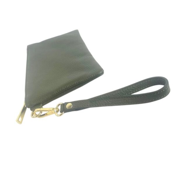 Bolso de Mano en Piel con Asa Corta Extraíble, Cierre de Cremallera y Colores Lisos para Mujer - Imagen 10