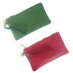 Bolso de Mano en Piel con Asa Corta Extraíble, Cierre de Cremallera y Colores Lisos para Mujer - Imagen 3