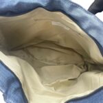 Bolso de Hombro en Algodón con Asas de Piel, Gran Capacidad y Cierre de Cremallera para Mujer - Imagen 21